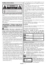 Предварительный просмотр 3 страницы Panasonic TX-42MZ800E Operating Instructions Manual