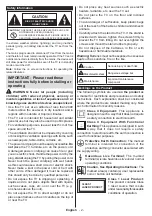 Предварительный просмотр 3 страницы Panasonic TX-43D302B Operating Instructions Manual