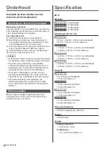 Preview for 46 page of Panasonic TX-43FX600E Assembly Instructions Manual