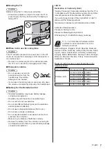 Предварительный просмотр 7 страницы Panasonic TX-43HX 97 Series Operating Instructions Manual