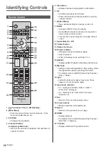 Предварительный просмотр 20 страницы Panasonic TX-43HX 97 Series Operating Instructions Manual