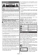 Предварительный просмотр 3 страницы Panasonic TX-43HXW584 Operating Instructions Manual