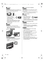 Предварительный просмотр 8 страницы Panasonic TX-43LX 97 Series Operating Instructions Manual