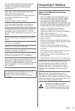 Предварительный просмотр 3 страницы Panasonic TX-43LXW704 Operating Instructions Manual