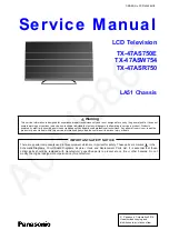 Panasonic TX-47ASR750 Service Manual preview