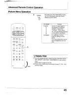 Предварительный просмотр 45 страницы Panasonic TX-47WG25 Series Operating Instructions Manual