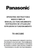 Panasonic TX-48C320E Operating Instructions Manual preview