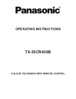 Panasonic TX-48CX400B Operating Instructions Manual preview