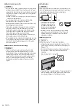 Предварительный просмотр 8 страницы Panasonic TX-48JZ 984 Series Operating Instructions Manual