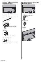 Предварительный просмотр 20 страницы Panasonic TX-48JZ 984 Series Operating Instructions Manual