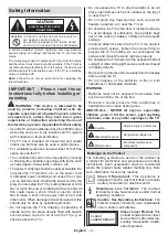 Предварительный просмотр 3 страницы Panasonic TX-48MZ800E Operating Instructions Manual