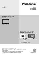 Panasonic TX-49EX580B Operating Instructions Manual предпросмотр