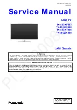 Panasonic TX-49GXF937 Service Manual предпросмотр