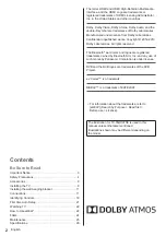 Preview for 2 page of Panasonic TX-49HX970E Operating Instructions Manual