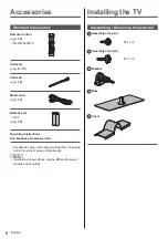 Preview for 8 page of Panasonic TX-49HX970E Operating Instructions Manual