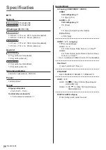 Preview for 54 page of Panasonic TX-49HX970E Operating Instructions Manual