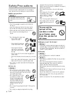 Предварительный просмотр 4 страницы Panasonic TX-50AS520E Operating Instructions Manual