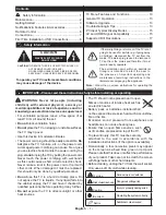 Предварительный просмотр 2 страницы Panasonic TX-50AW304 Operating Instructions Manual