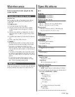 Preview for 33 page of Panasonic TX-50DSF637 Operating Instructions Manual