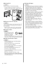 Предварительный просмотр 6 страницы Panasonic TX-50DX750F Operating Instructions Manual