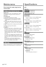 Preview for 24 page of Panasonic TX-50DX750F Operating Instructions Manual