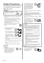 Preview for 4 page of Panasonic TX-50DXT786 Operating Instructions Manual