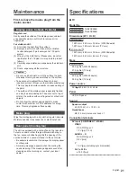 Preview for 21 page of Panasonic TX-50EX750B Operating Instructions Manual