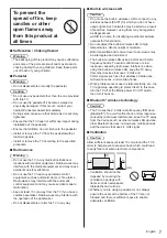 Preview for 7 page of Panasonic TX-551000B Operating Instructions Manual