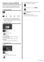 Preview for 23 page of Panasonic TX-551000B Operating Instructions Manual