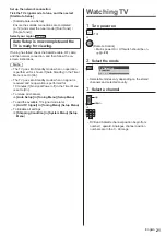 Предварительный просмотр 21 страницы Panasonic TX-55980B Operating Instructions Manual