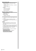 Preview for 26 page of Panasonic TX-55980E Operating Instructions Manual