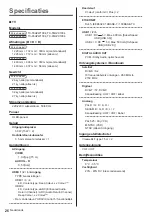 Предварительный просмотр 54 страницы Panasonic TX-55C1004 Operating Instructions Manual