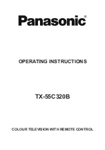 Panasonic TX-55C320B Operating Instructions Manual preview