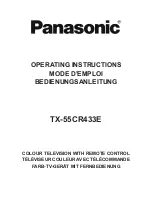 Panasonic TX-55CR433E Operating Instructions Manual preview