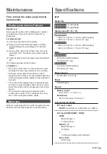 Preview for 21 page of Panasonic TX-55CR850E Operating Instructions Manual