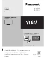 Preview for 1 page of Panasonic TX-55CS630E Operating Instructions Manual