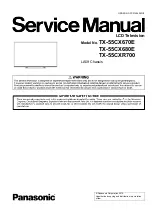 Preview for 1 page of Panasonic TX-55CX670E Service Manual