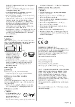 Preview for 5 page of Panasonic TX-55DSU501 Operating Instructions Manual