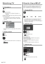 Предварительный просмотр 22 страницы Panasonic TX-55FZ800E Operating Instructions Manual