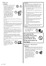 Предварительный просмотр 6 страницы Panasonic TX-55FZW835 Operating Instructions Manual