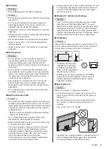 Предварительный просмотр 7 страницы Panasonic TX-55FZW835 Operating Instructions Manual