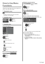 Предварительный просмотр 25 страницы Panasonic TX-55FZW835 Operating Instructions Manual