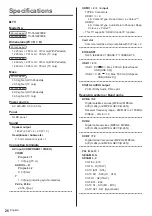 Preview for 26 page of Panasonic TX-55GZ2000E Operating Instructions Manual