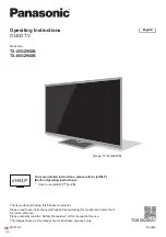 Panasonic TX-55GZ950B Operating Instructions Manual preview