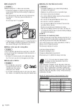 Предварительный просмотр 8 страницы Panasonic TX-55GZC1004 Operating Instructions Manual