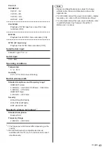 Preview for 43 page of Panasonic TX-55GZW2004 Operating Instructions Manual