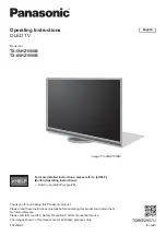 Panasonic TX-55HZ1500B Operating Instructions Manual preview