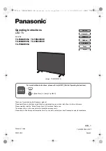 Panasonic TX-55MXW954 Operating Instructions Manual preview