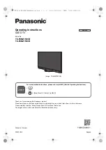 Предварительный просмотр 1 страницы Panasonic TX-55MZ1500B Operating Instructions Manual