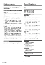 Предварительный просмотр 26 страницы Panasonic TX-58DX750E Operating Instructions Manual